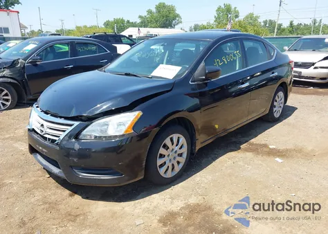 2014 Nissan Sentra Sv из США, поврежденный, VIN 3N1AB7AP0EL694334